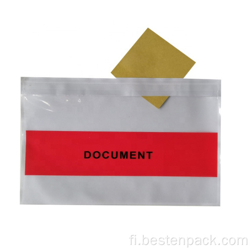 11 tuumaa Laskun mukana toimitettu kirjekuori asiakirjoille